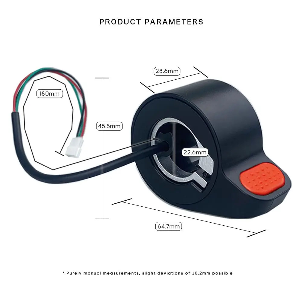 Electric Scooter Finger Throttle Replacement Component