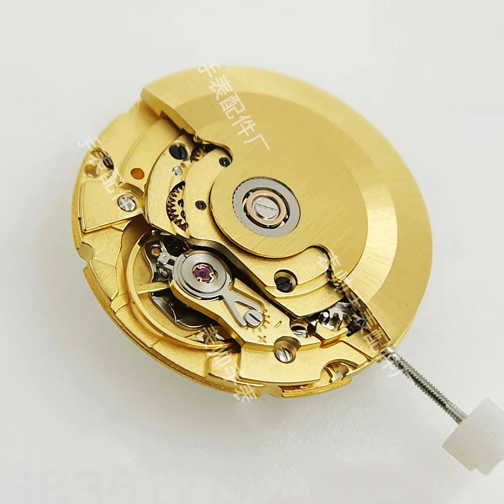 Mod 2836 GMT Mechanical Movement 24 Hour Hand Golden Automatic