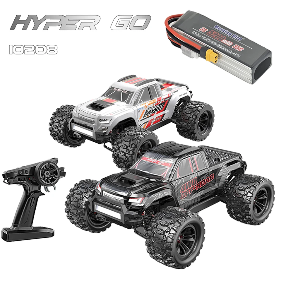 mania　jcラウルストン MJX Hyper Go 10208 V2 1/10 Scale RC Monster Truck U2013 80km