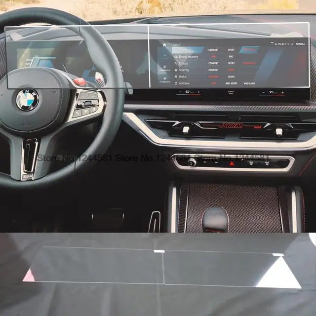 強化ガラススクリーンプロテクター、BMW X5 X6 G65 G66 2024