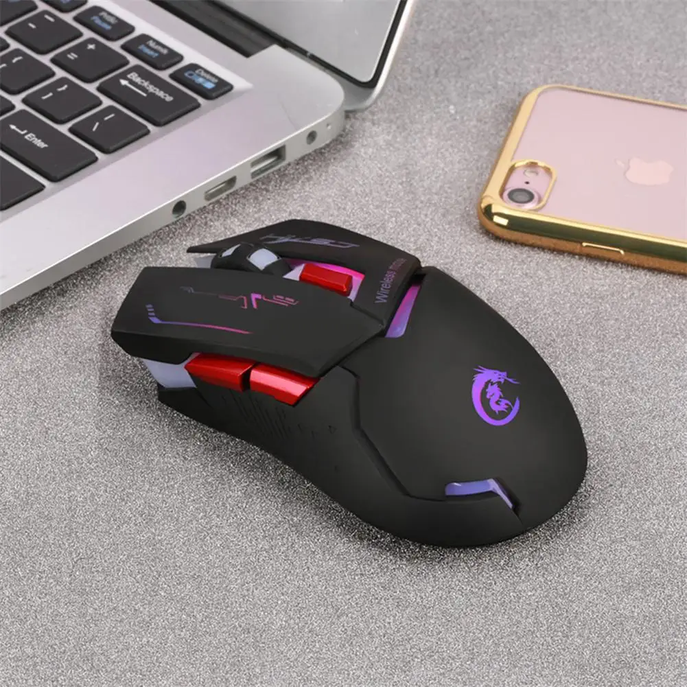 usb wireless mouse 2.4G Wireless Mouse RGB Rechargeable Mouse Wireless Computer Silent Mause LED Backlit Ergonomic Gaming Mouse For Laptop PC led gaming mouse