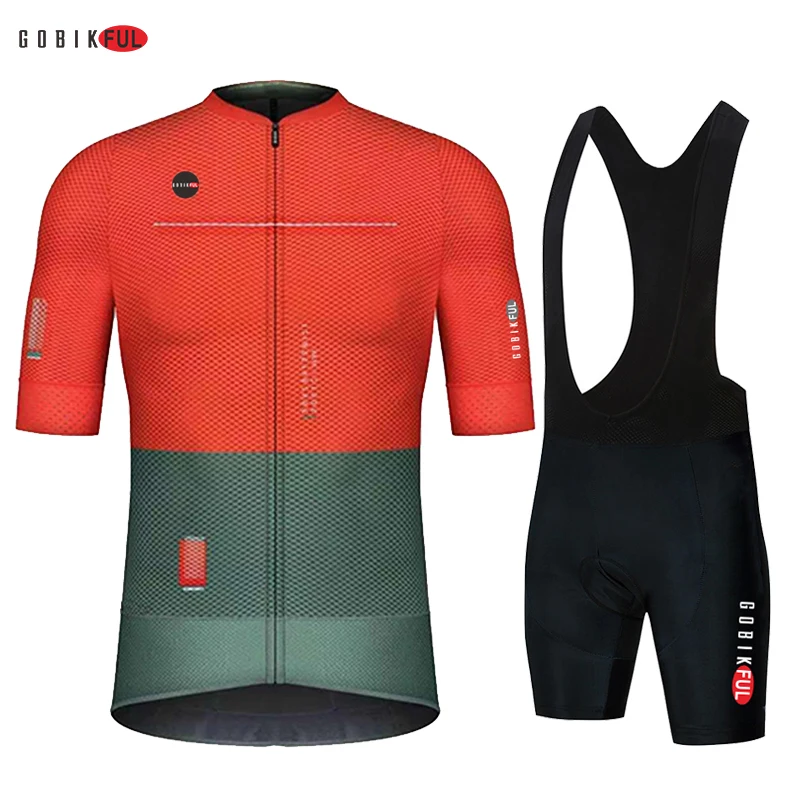 Breathable Cycling Jersey Set, MTB Uniform, Bike Clothing, Summer Sports Clothes, Bicycle Shirt, Bib Pants