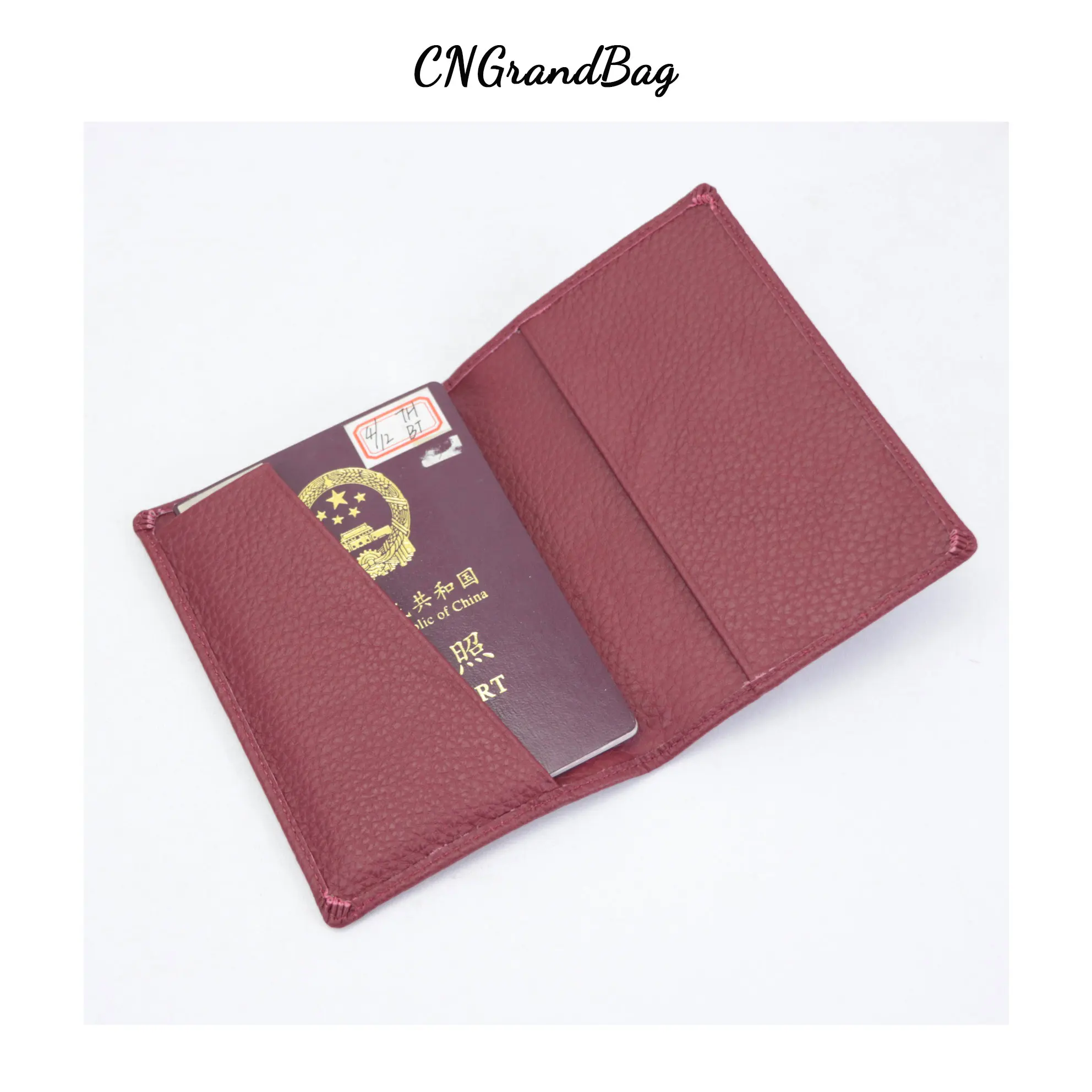 Passport Cover Personalization Passport Holder Cow Leather Pebble Passport Cover Portable Boarding Cover Travel Accessories Travel Bag