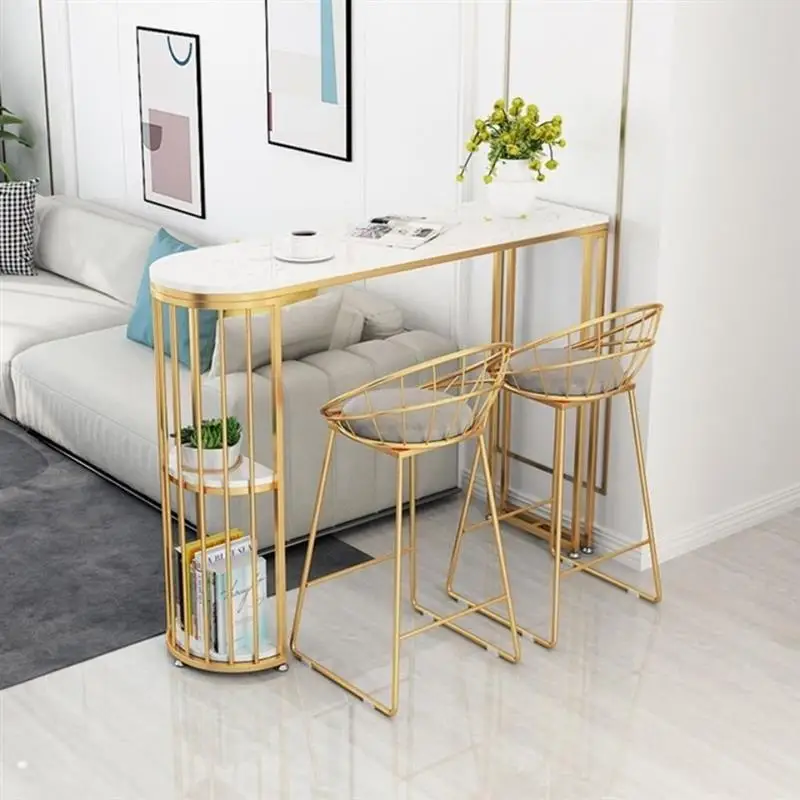 Commercial Coffee Bar Tables Counter Coctail Restaurant Manicure Table Vanity Modren Muebles De Cocina Bar Furniture CY50BT