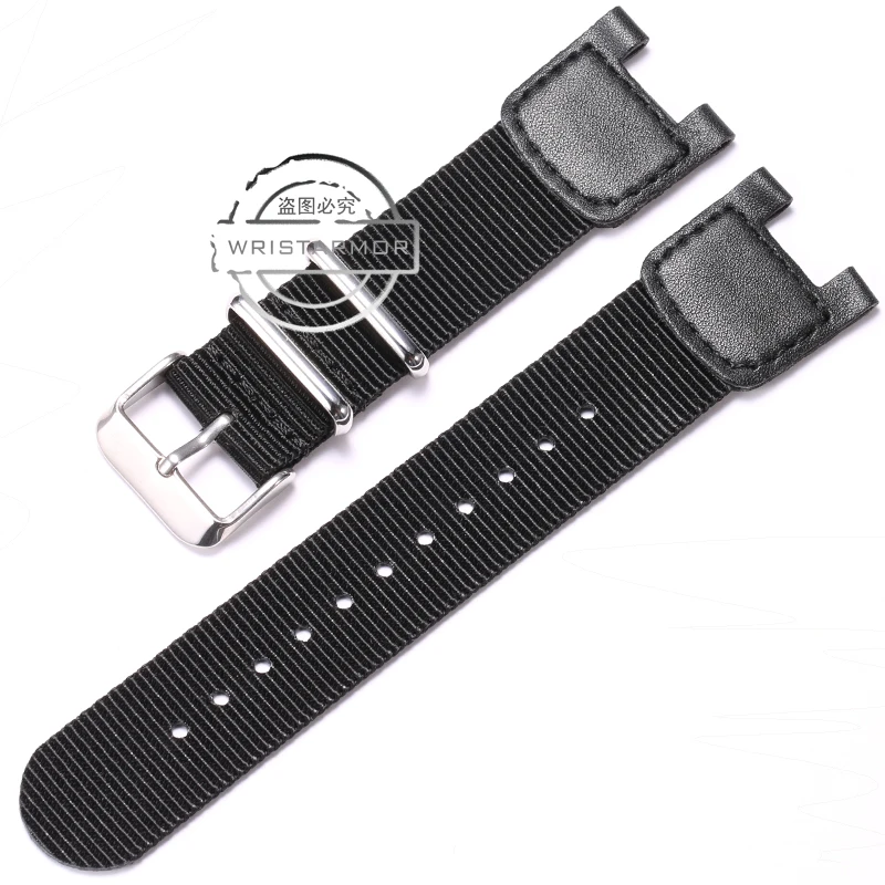 Premium Nylon Leather Watch Strap - Men's Sport Watch Accessory Replacement