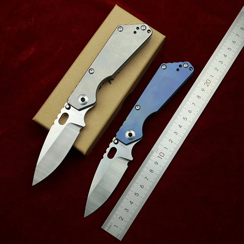 

LEMIFSHE New SNG Titanium Handle Ceramic Bearings Mark CPM154 Folding Knife Tactical Pocket Camping Hunt Outdoor EDC Tool