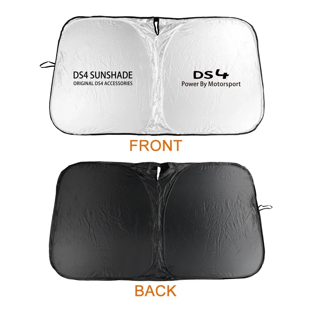 Faltbare Auto Frontscheibe Windschutz scheibe Sonnenschutz Abdeckung Anti-UV-Sonne Auto Zubehör für ds Citroen DS3 Cabrio DS4 DS5 Prestige DS6 DS7 – Detail 12
