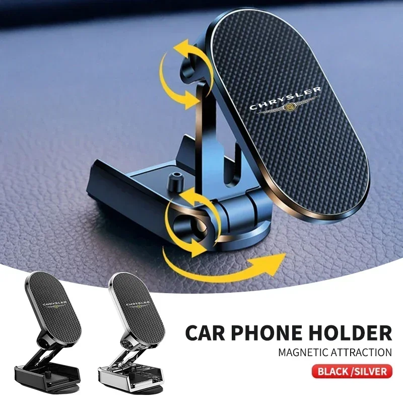 Staffa Di Navigazione Gps Per Auto Magnetica In Metallo Per Chrysler 300C Pt Cruiser Grand Town Country Voyager Pacifica Crossfire Accessori