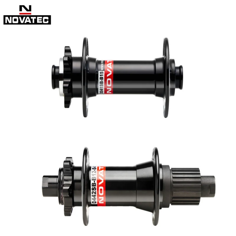 NOVATEC D041SB D442SB-X12-S4S MS Hub MTB Bicycle Disc Card Brake D042SB Hub 32 Holes 8/9/10/11/12speed Mountain bearing Hubs
