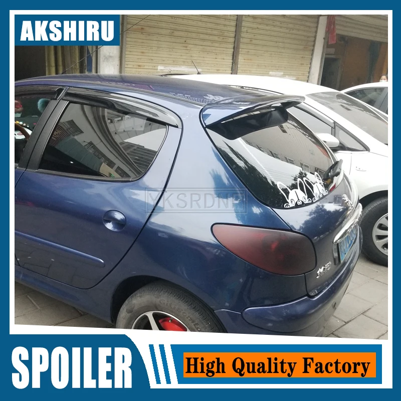 Per Peugeot 206 Spoiler Di Alta Qualità Materiale Abs Auto Ala Posteriore Primer Colore Spoiler Posteriore Per Peugeot 206 207 Spoiler