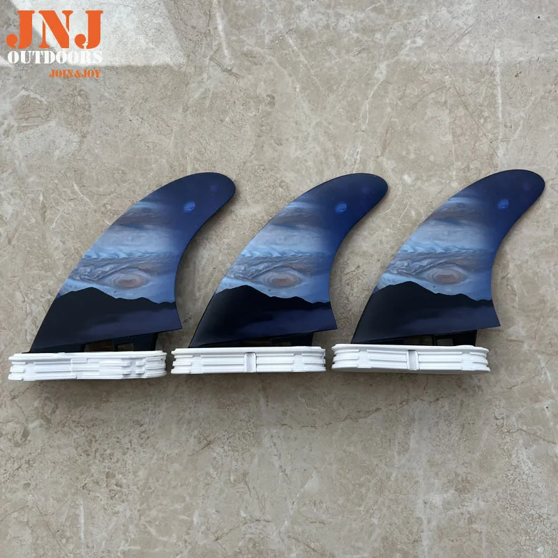 JNJ FCS 2 Fiberglass Surfboard Mf Medium Mick Fanning Fins