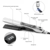 Steam Hair Straightener Professional Salon Nano Titanium Ceramic Steam Flat Iron Hair Straightening Irons for Smooth 3