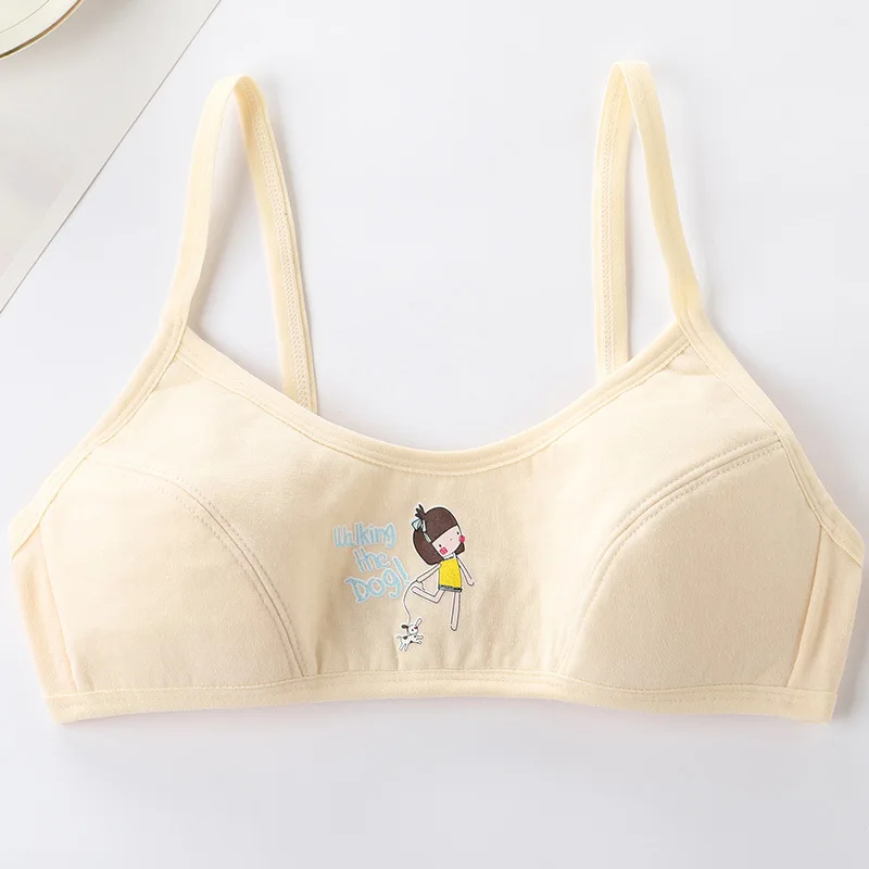 8-16 Years Cotton Girls Training Bra Adolescente Girl's Cute Lace