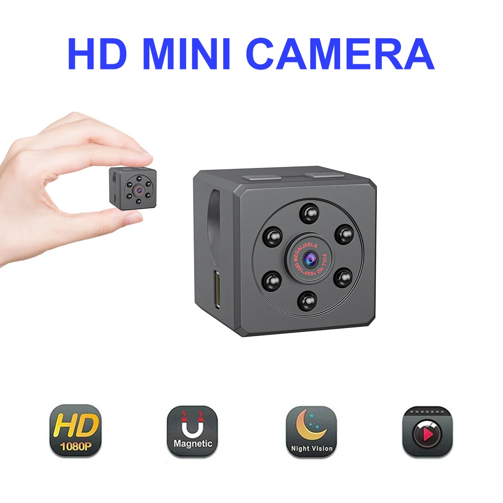 

Мини-видеокамера MD16, 1080P HD, ночное видение, обнаружение движения