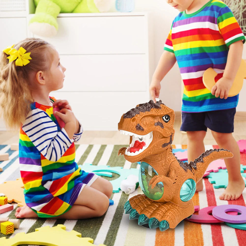 Juguetes de dinosaurios para niños de 1-2 años, música rugida y luces  Juguetes para niños