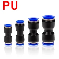 10PCS Pneumatic Fittings Quick Air Connector Hose Fitting Plastic PU PG 4mm 6mm 8mm 10mm 12mm Push Into Tube Pluglug 6