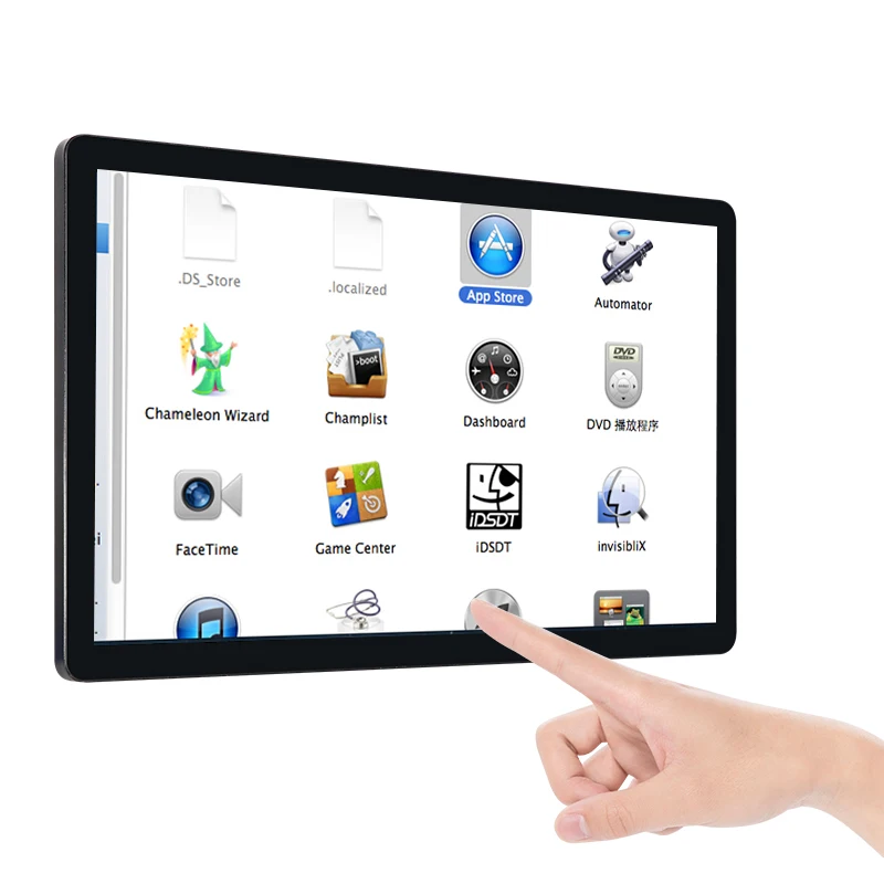 

27 inch factory price 10 points fhd ip65 waterproof Panel PC wifi usb hd-mi all in one lcd touch screen monitor