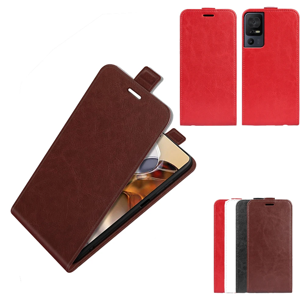 Per Tcl 40 Se Custodia Flip Vertical Leather Soft Cover Phone Per Tcl 40 Se Funda Capa Protector Muslimah Nappa