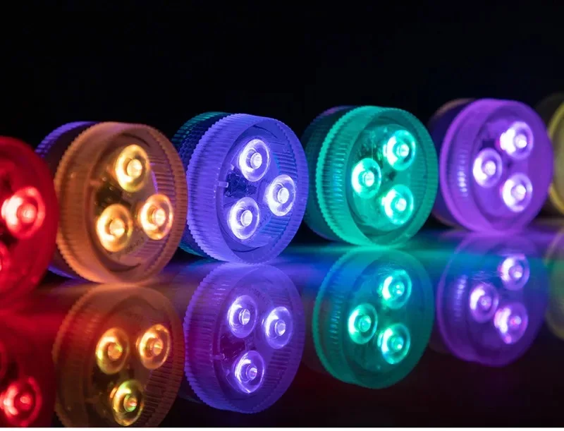 Description Picture 2 of itemSubmersible LED Lights With Remote Color Changing Pool Waterproof IP68 Underwater Ambient Decoration Lawn Swimming Pool