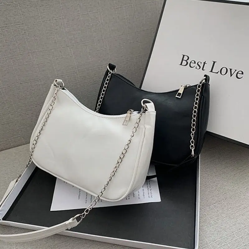 2022 New Simple Fashion Korea Retro Cute Solid Color Chic Mini Lipstick Bag One Shoulder Crossbody Bag