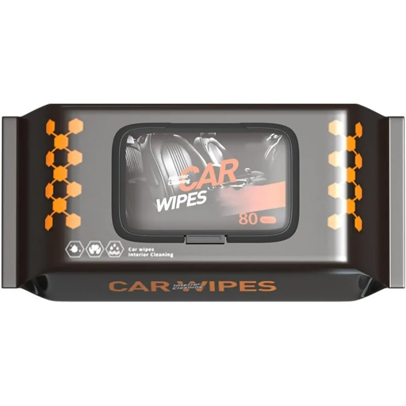 Extraction TypeCar Interior Leather Care Cleaning Wipes Stain Removal Coating Shine Each Pack80Piece Diverse Usage Range