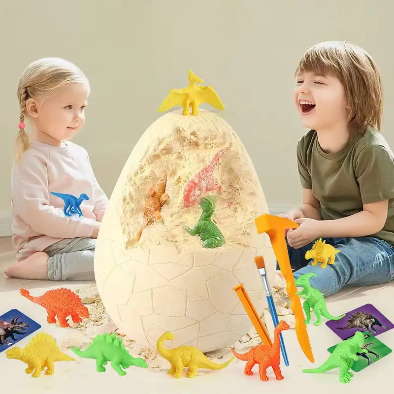 

Dinosaur Eggs jurassic Park Tyrannosaurus Model Toys Scientific Mining Dinosaur Archeology Digging Educational Toys For Kid Boy