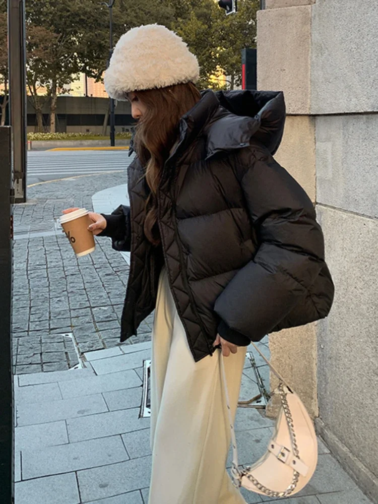 Wenven Military Jacket Women's Long Winter Down Coat Warm