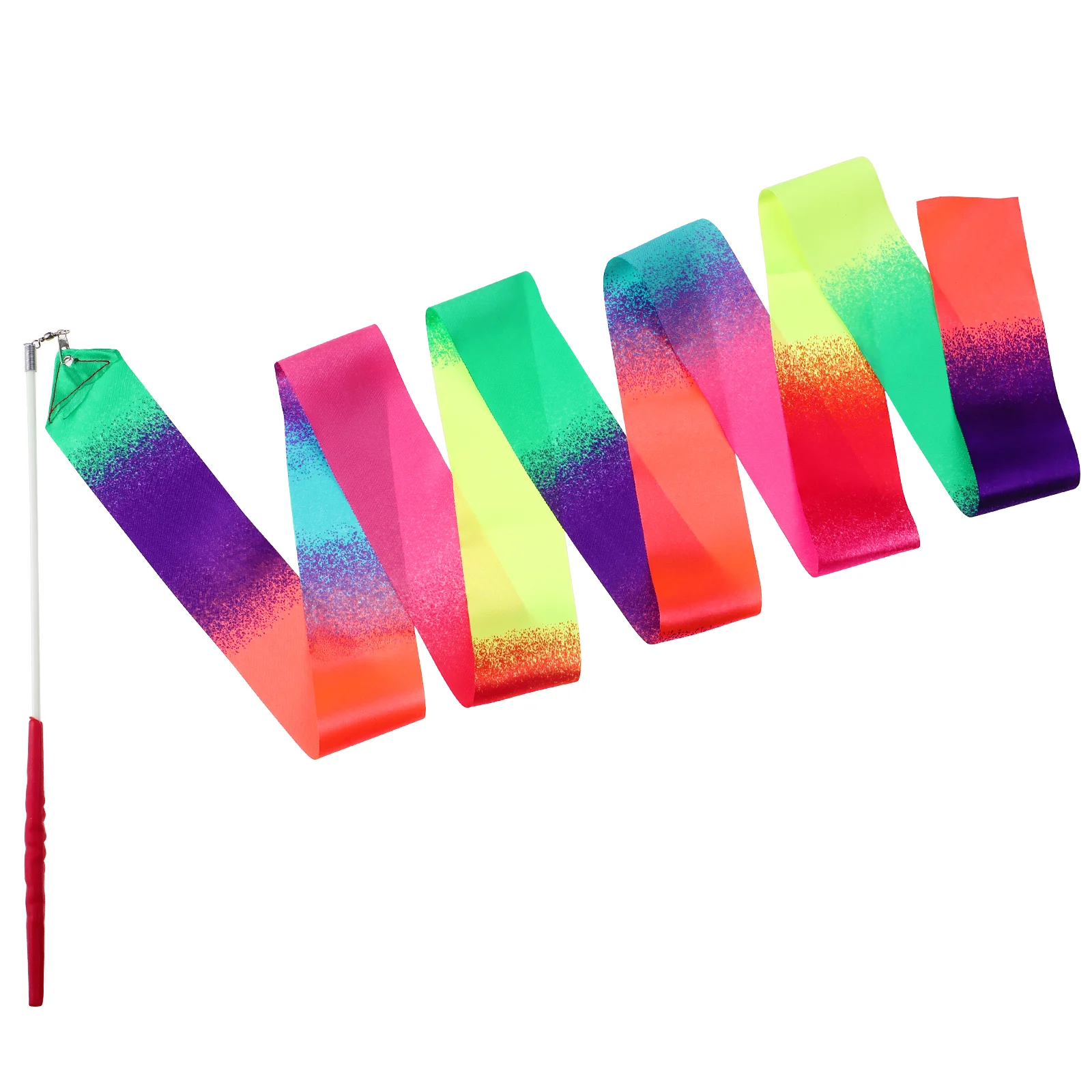 

Toys for Girls Rainbow Streamer Dance Ribbon Gymnastics Equipment Dancing Dancer Wand Fitness