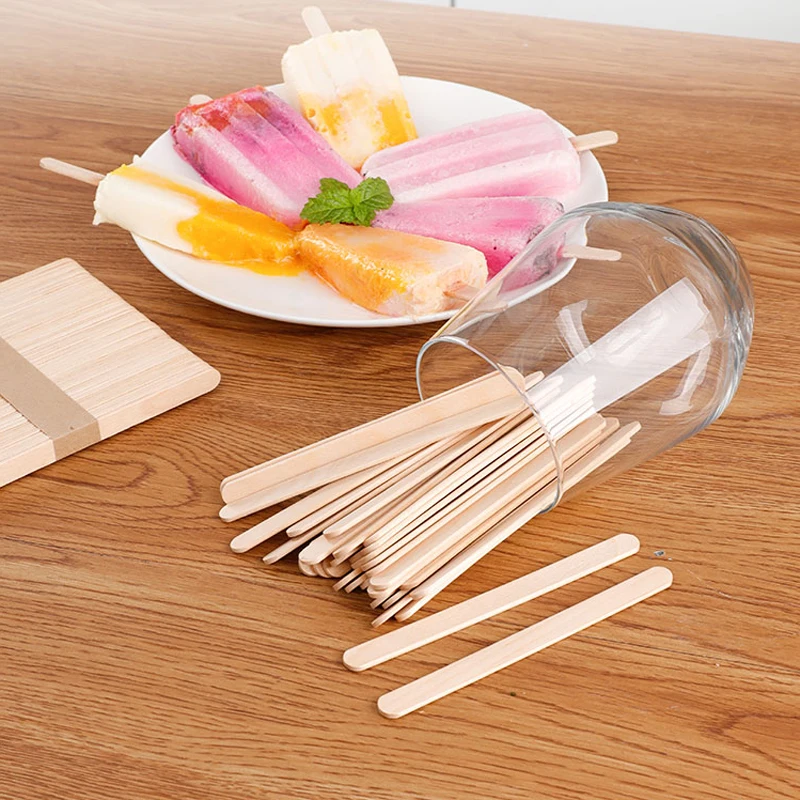 Wooden Lolly Sticks Natural Wood - 1000 Pack, Catering Disposables