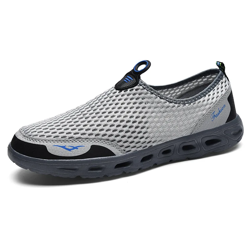 

Summer Men/women Casual Shoes Outdoor Quick-Drying Wading Shoes Lightweight Breathable Walking Sneakers Slip-on Mesh Flats Shoes