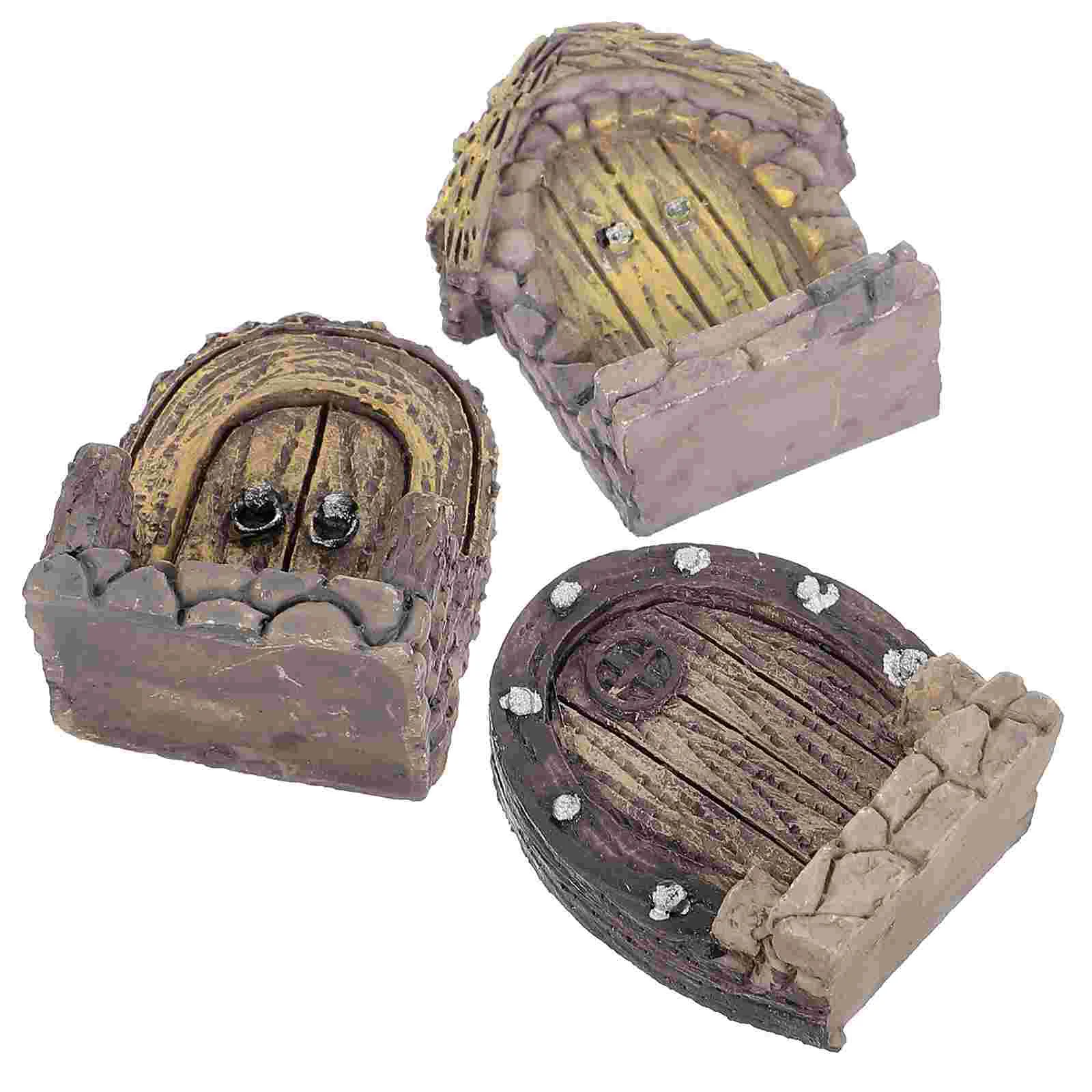 

Outdoor Decoration Fairy Garden Accessories Miniature Door Fairy Garden Tree Door