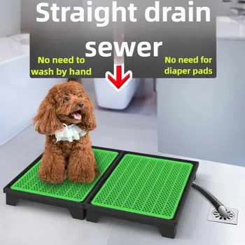 Toilette per cani Scarico diretto Scarico fognario Robusto e durevole Toilette interna Addestramento per cani Facile da pulire Prodotti per animali domestici Forniture