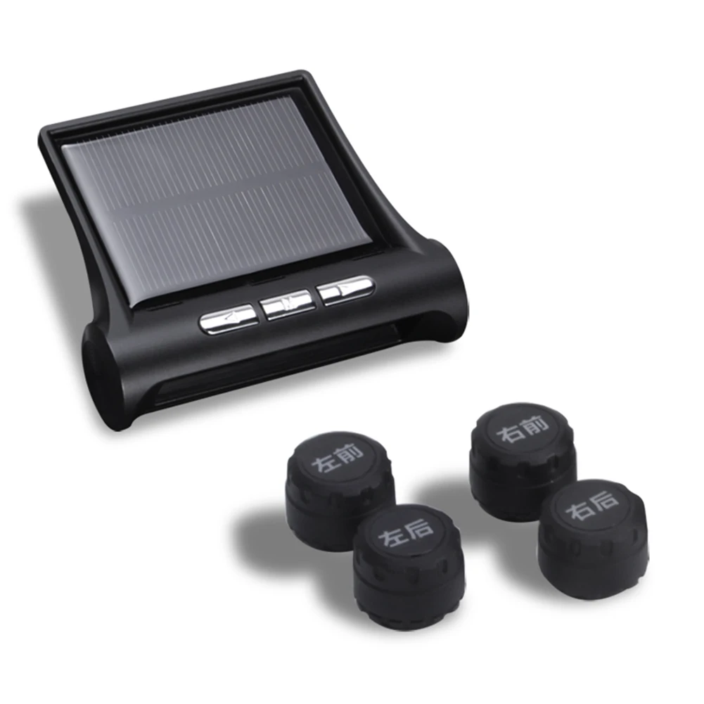 Solar TPMS Tire Pressure Sensor Alarm System