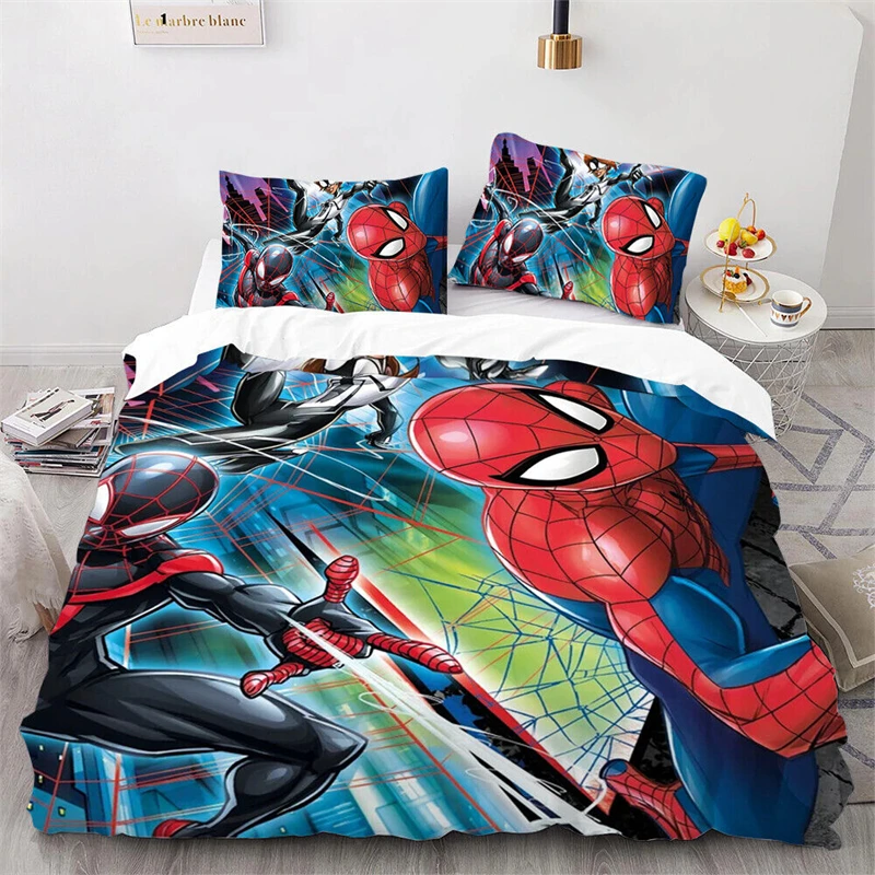 Housse de couette Spiderman 140×200, parure de lit, coton – Image 4