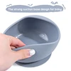 TYRY.HU Children's Tableware Baby Complementary Food Training Silicone Tableware Baby Suction Bowls Toddler Training Tableware 6