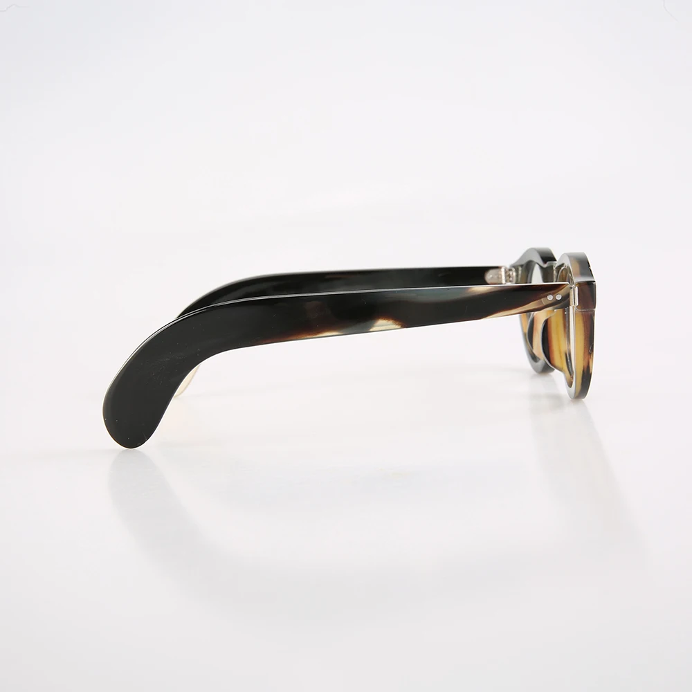 Japanese Handmade Glasses Bent Curved Temples Rivets Fix
