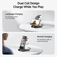 Зарядная станция SwanScout C01 для Samsung S25 S24 Ultra S23 Z Flip Z Складное беспроводное зарядное устройство для Galaxy Watch 8 7 для Buds 3 Pro — изображение 4