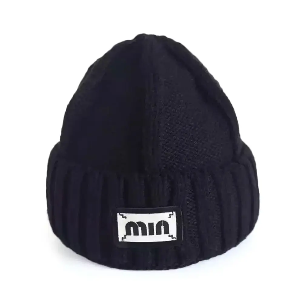 Fashion Warm Winter Hats Ear Protection Soft Knitted Cap Cute Beanie Hats Toddler