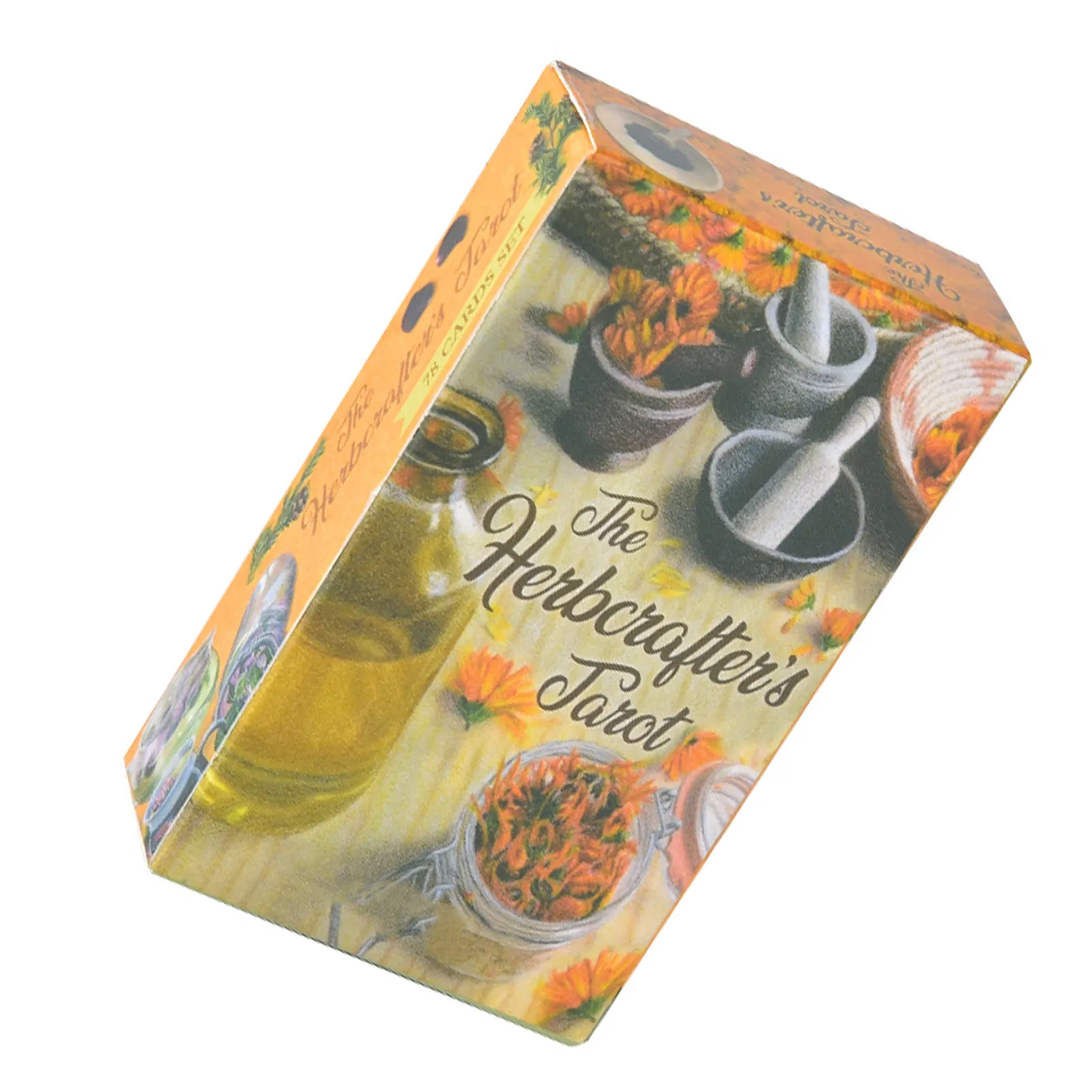 

New Tarot Cards Oracles Deck Mysterious Divination The Herbcrafter's Tarot Deck For Women Girls Cards Game Board Game