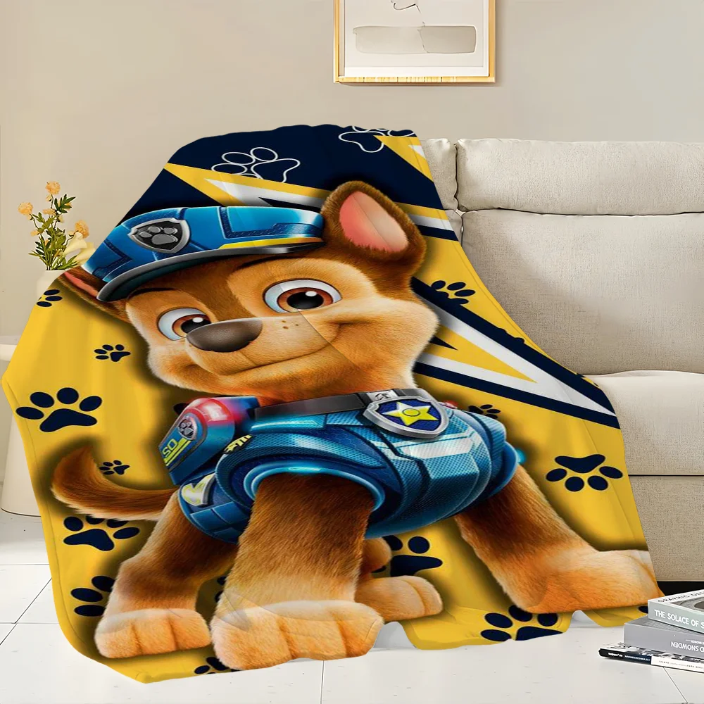 P-PatrolS Cartoon P-PAWS Printed comfortable and soft sofa, living room bed, bedroom blanket suitable for travel and gifts 3