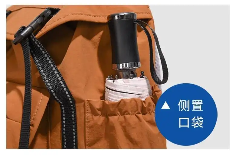 2025, frühjahr Neue Casual Farbe-Block frauen Trendy Rucksack Reise Sport Doppel Schulter Taschen Große Kapazität Kordelzug Rucksack – Detail 15