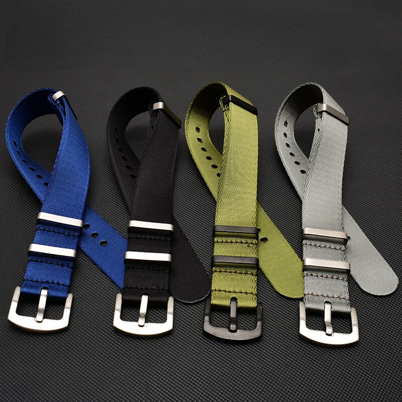 Per Citizen Tissot Rolex Water Ghost Omega Seamaster 300 007 Timex Hamilton Iwcsmooth Cinturino In Nylon 20 22Mm Cinturino