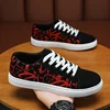Fashion Men Vulcanized New Platform Canvas Shoes for Men Summer Graffiti Men's Sneakers Casual Male Athletic Shoes 2