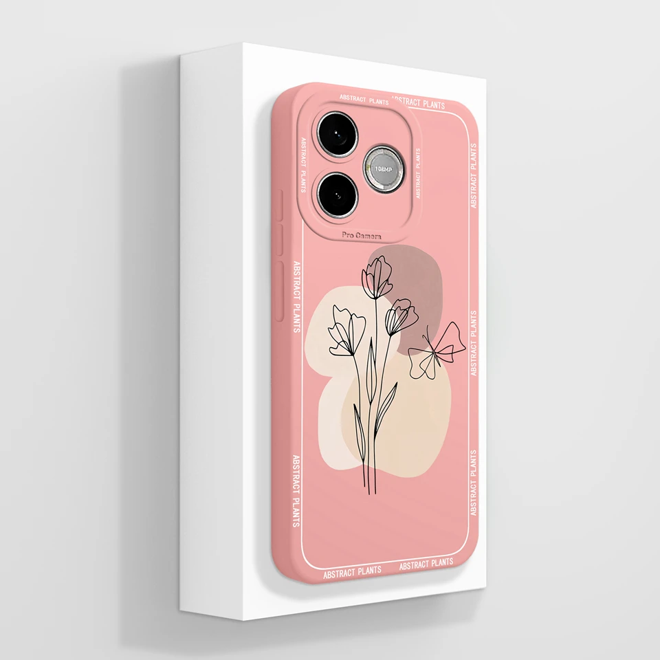 Elegant Butterfly Liquid Silicone Shockproof Back Cover