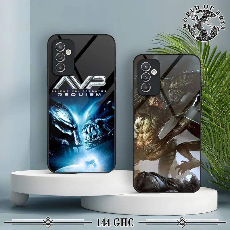 Custodia Per Telefono Alien Vs Predator Per Samsung A21 A50 A20 A32 A52 A71 A51 A40 A72 A30 A32 Galaxy A14 A54 A34 M14 Cover In Vetro