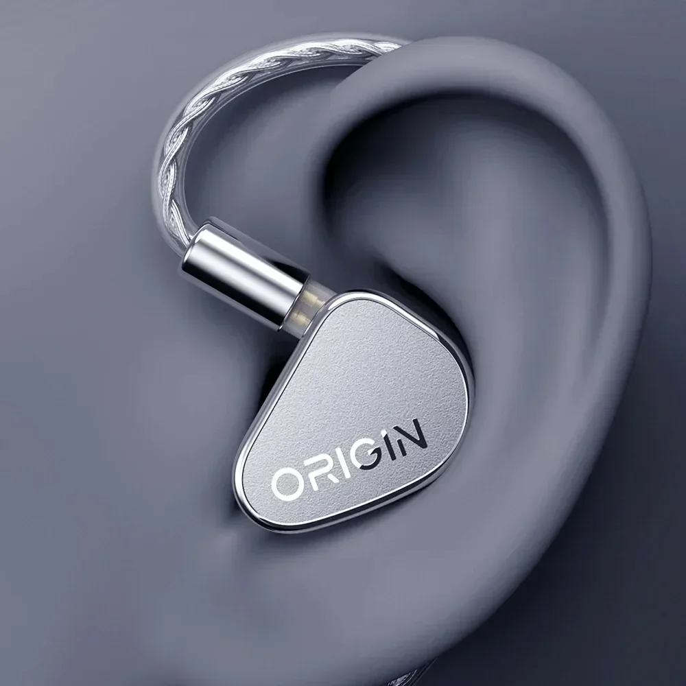 TANCHJIM Origin DMT5 Dynamic Driver Wired In-Ear HiFi Earphones Diaphragm Monitor Headphone with 2Pin Cable Detachable 0.78mm 6