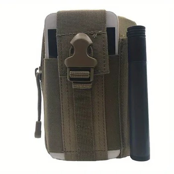 Outdoor Men Waist Pack Bum Bag Pouch Waterproof Tactical Military Sport Hunting Belt Molle Nylon Mobile Phone Bags Travel Tools 1