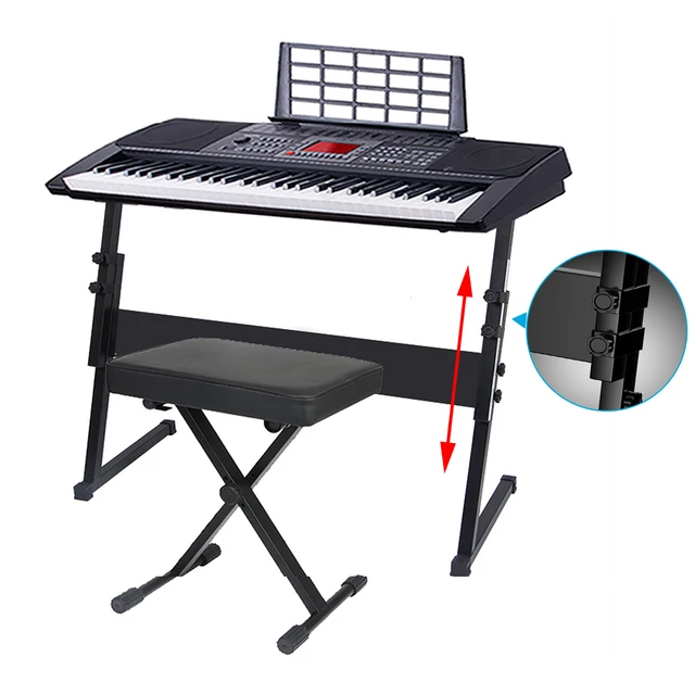 Keyboard Piano Piano Stand Piano And Bench Set, Z Style, Heavy