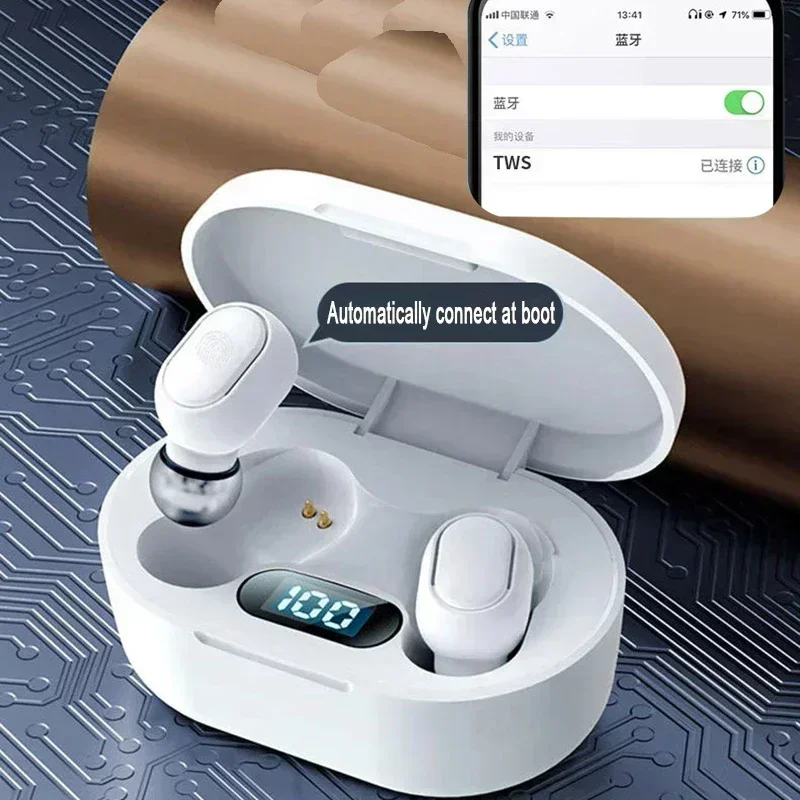 Description Picture 3 of itemTWS Fone Bluetooth Headphones Earphone Bluetooth earbuds Wireless Bluetooth Headset with Mic LED Display Earbuds for Iconic Brand