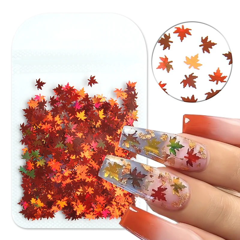 2g Holographic Nail Art Glitter Shiny Sweet Love Heart Flakes Sequins 3D Nails Paillette Manicure Valentine's Day Decorations 3